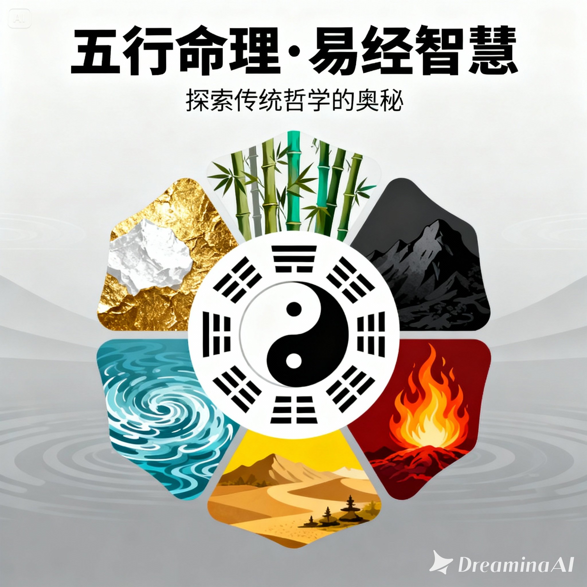 五行命理與易經智慧圖片